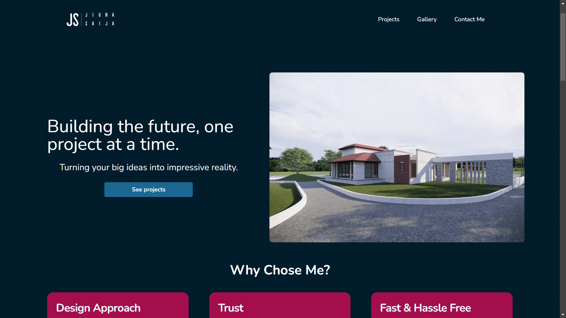 Project: Jigna Saija Portfolio